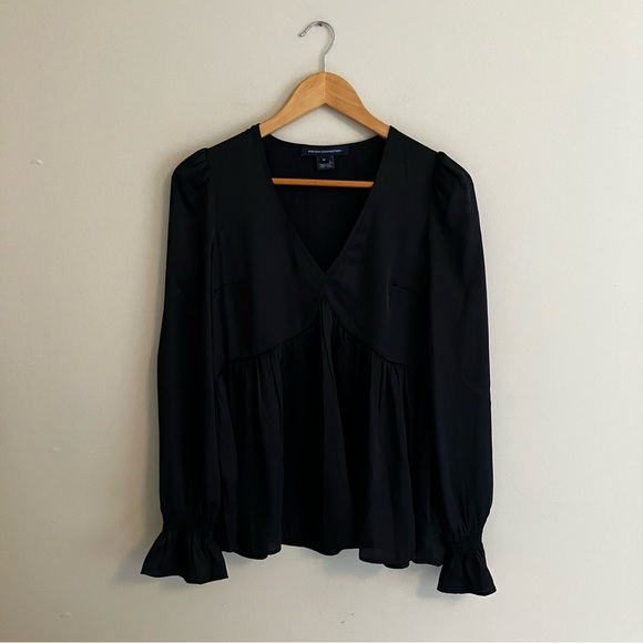 French Connection Black Blouse - Picture 2 of 6